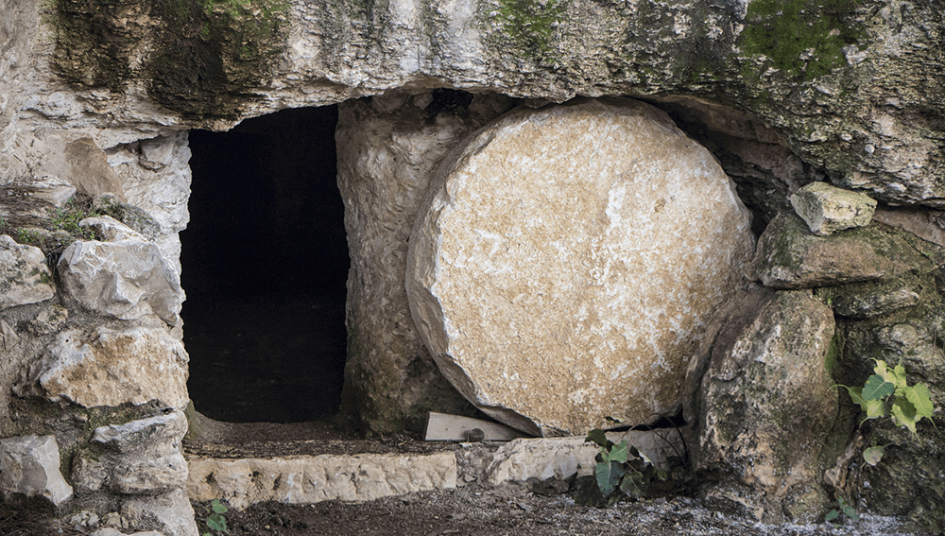 An empty tomb of Jesus Christ